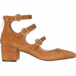 Charles David wonder camel suede heels